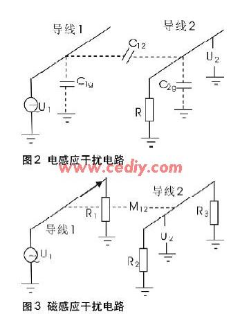 感应干扰电路