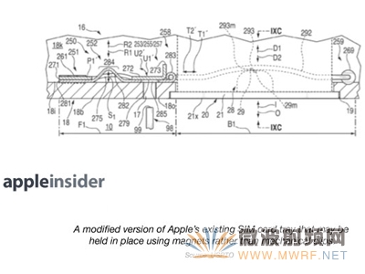 苹果新专利：电磁技术控制SIM卡托盘弹收