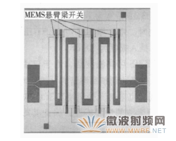 MEMS 可调发夹型数字可调滤波器