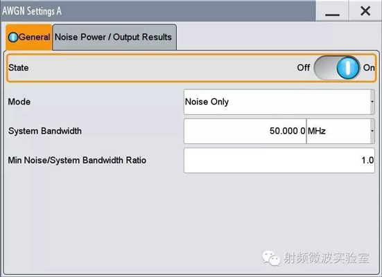 自定义高斯白噪声功率和带宽