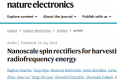 科学家突破低射频能量极限，高灵敏度自旋整流器阵列的创新应用！